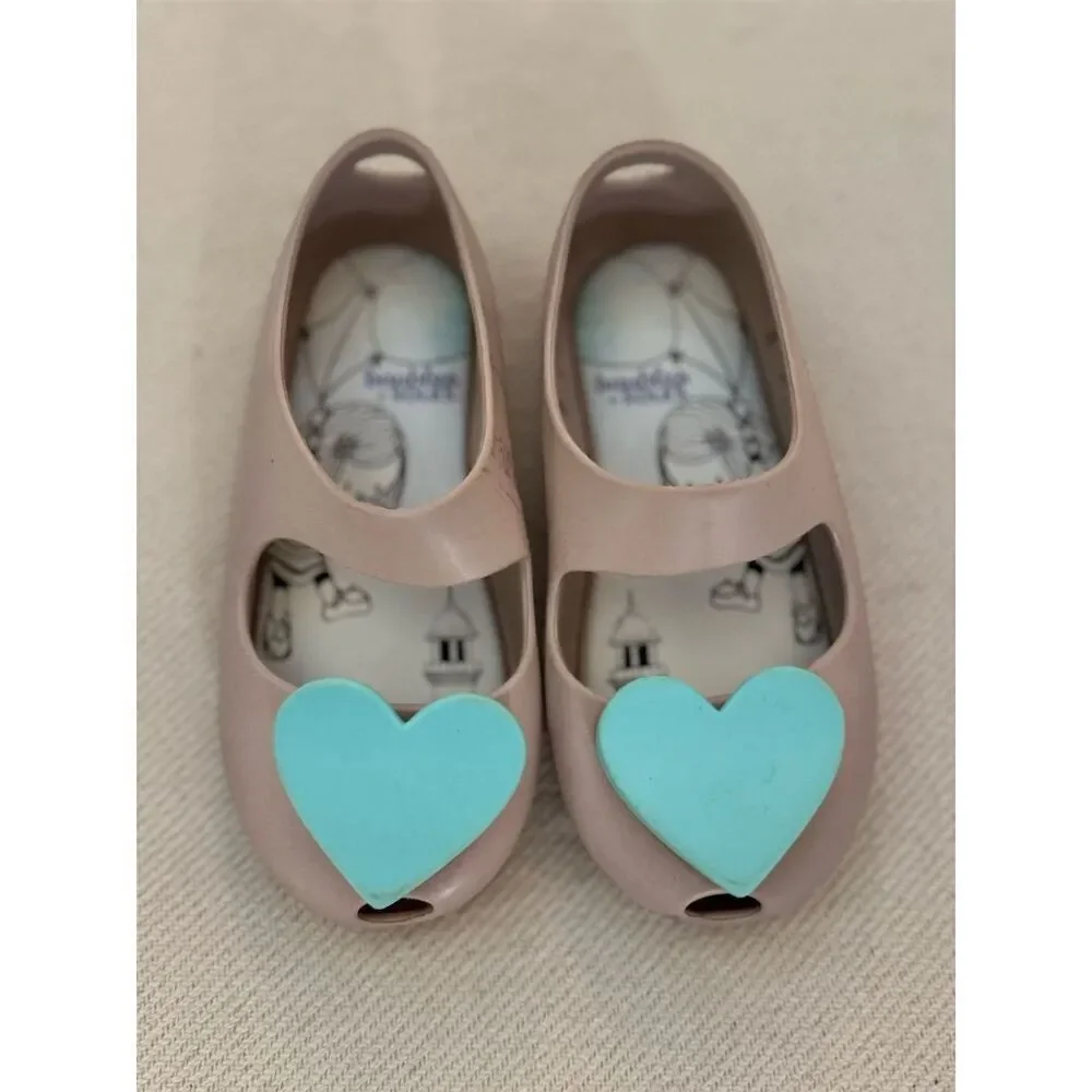 Baubles and Soles® Kaia Heart cute Kawaii Interchangeable‎ Shoes Flats